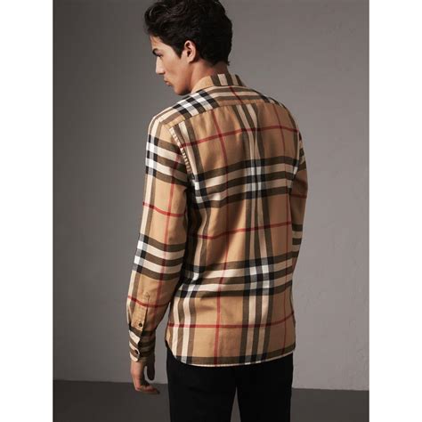 camisas polo burberry|burberry flannel men's.